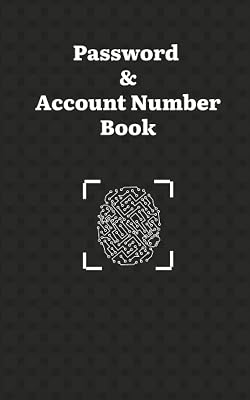 Password & Account Number Book: Never forget the password again | 5x8 | 106 Pages Paperback – April 8, 2022