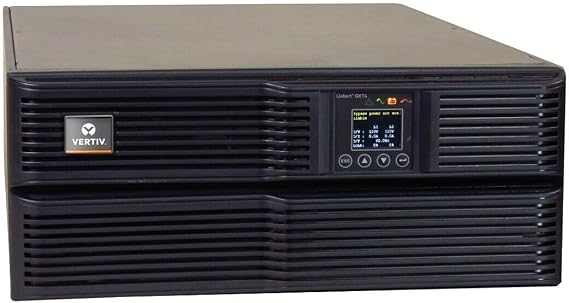 Liebert GXT4 UPS w/Network Card - 6000VA/4200W 208V, L6-30P Output, Online Double Conversion Rack Tower, Energy Star, Uninterruptible Power Supply, Sine Wave Battery Backup(GXT4-6000RTL630)