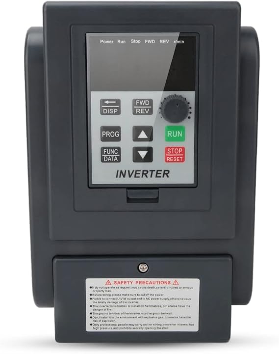 Jectse VFD Variable Frequency Drive 2.2kW,220VAC Single to 3 Phase 380V Drive Inverter,Adjustable PWM Variable Motor Speed Control Inverter,for Controlling The Motor Start Stop CW/CCW Etc