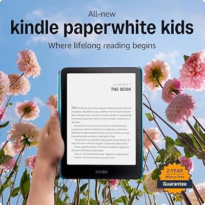 Kindle Paperwhite Kids Essentials Bundle including All-new Kindle Paperwhite Kids (16GB) - Cyber City and Power Adapter