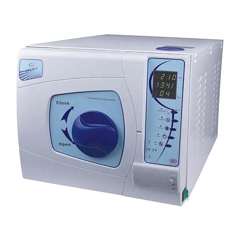 SUNII-D 18L Lab Autoclave Blue Digital High Pressure Steam Three Pulsating Vacuum Lab B&D Test Machine with Drying and Printer