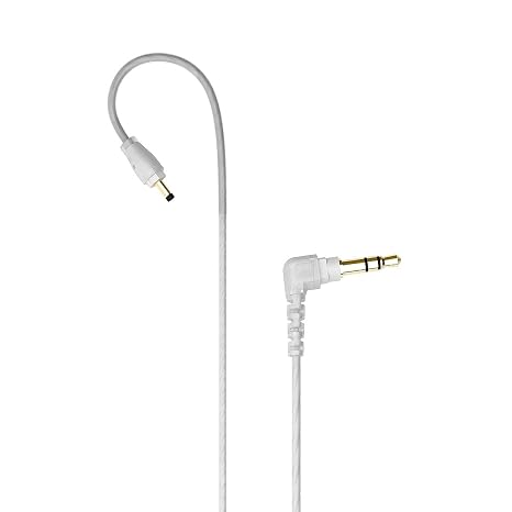 MEE Audio MX PRO Series and M6 PRO Stereo-to-Mono Audio Cable for Single-Ear Monitoring (Clear)