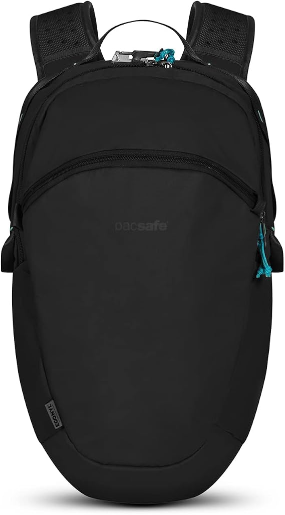 Pacsafe ECO 18L Anti Theft Backpack, ECONYL Black