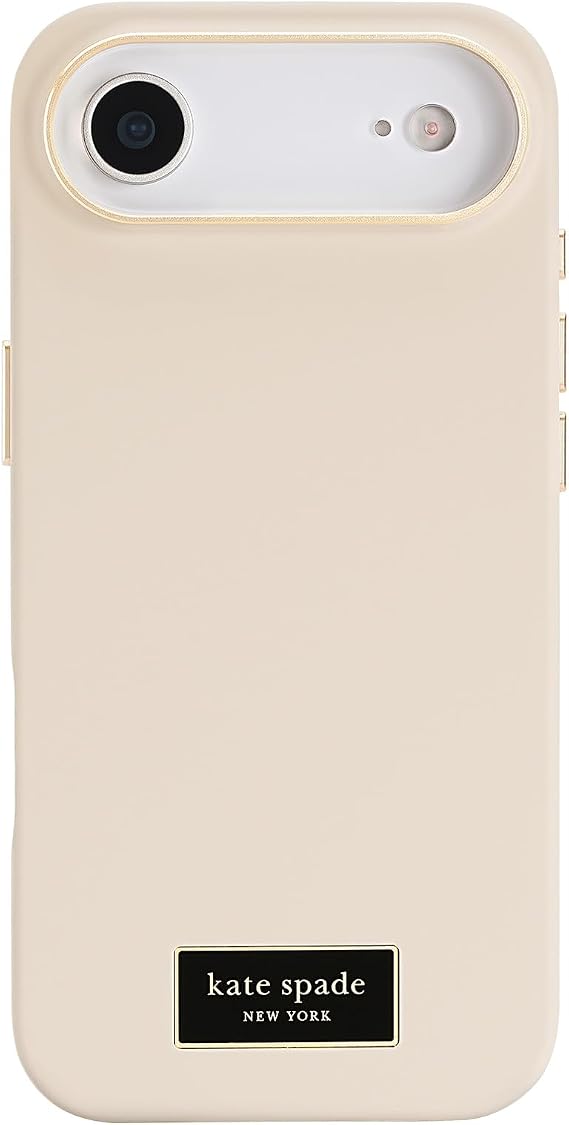 kate spade new york iPhone Air Case - Icon Perfect Beige | Compatible with MagSafe - Lightweight Designer Case for iPhone Air - Stylish Phone Case with 12ft Drop Protection
