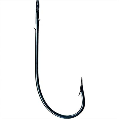 Mustad 33637B Classic Sproat Worm 2 Bait Holder Barbs Hook 100-Pack