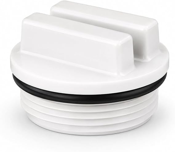 XtremepowerUS Universal 1.5" Pool Plug Cap Threaded Spa SP1022C, Swimming Pool Return Line Winter Plug With O-Ring Drain Water All Purpose Plug