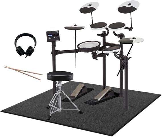 Popular No.1 Roland TD SeriesReady-to-Use Accessory SetRoland V-Drums Electronic Drum Set Drum Set TD-02KV, 3 Cymbals