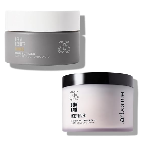 Arbonne DermResults Advanced Face Moisturizer with BodyCare Moisturizer Cream