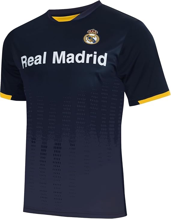 2024 Icon Sports Compatible with Real Madrid Officially Licensed Soccer T-Shirt -29 XL Black