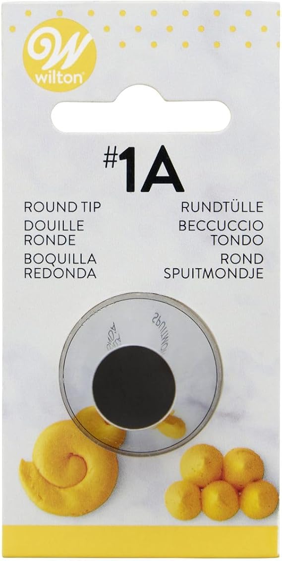 Wilton Decorating Tip-1A Round Carded, Package May Vary