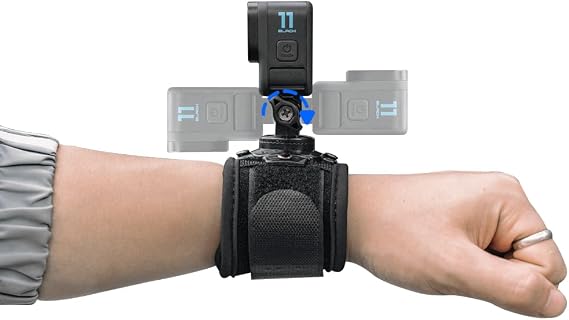SOH Adjustable Wrist Strap Mount for GoPro 13/12/11/10/9/8, 360 Rotation Arm Mount Strap Compatible with DJI OSMO Action5 Pro/4/3, Insta 360 ONE RS and More