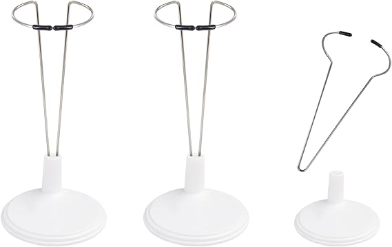 2 Pack Stray Kids Lightstick Support, 5.5inch-1.9inch Lightstick Stand, Refer to Kpop Lightsticks, Twice Lightstick, Skz Lightstick, Ateez Official Lightstick Support(Two White)