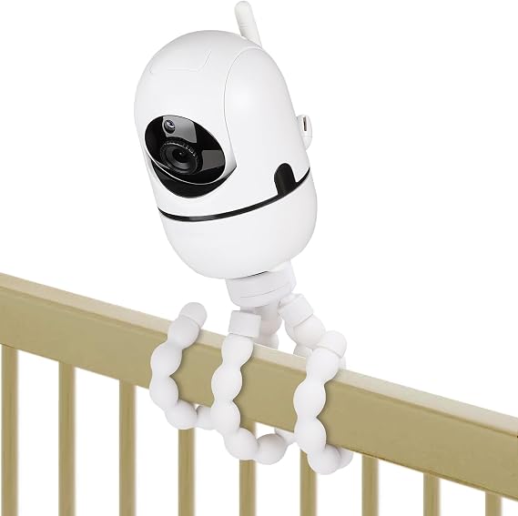 Tripod Baby Monitor Mount for HelloBaby HB65/HB40/HB6550/ HB6560/ HB6240/ HB6148/HB66/HB6339, ANMEATE 549/SM935E, Flexible Baby Camera Mount Attach Your Camera Wherever You Want (Camera NOT Include)