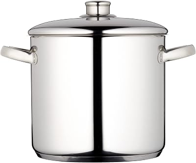 Master Class Stainless Steel Stockpot 22cm 7.0L, Silver
