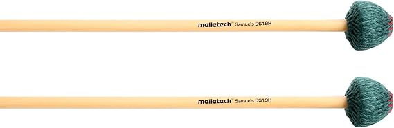 Maletec Malletech Vibraphone Mallet D. Samuels Series [DS19H] Handle: Rattan Hardness: Hard Heavy Color: Green