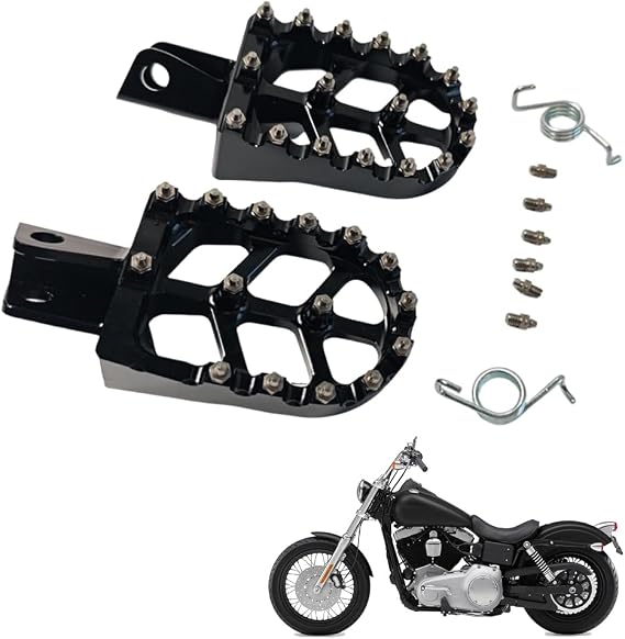 KLR 650 RACING Motorcycle Footpegs Foot Pegs Pedals CNC Aluminum