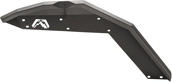 Fab Fours 07-18 JK F/FNDRFLR; 18-19 JL , Black (JK1003-1)
