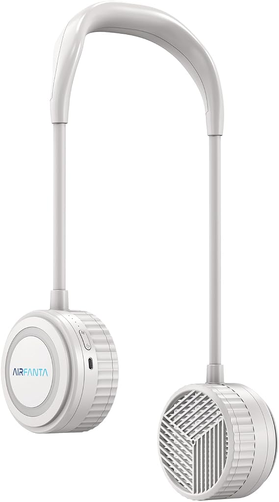 Personal Wearable Laminar Air Purifier (High efficient and none ozone) (White)