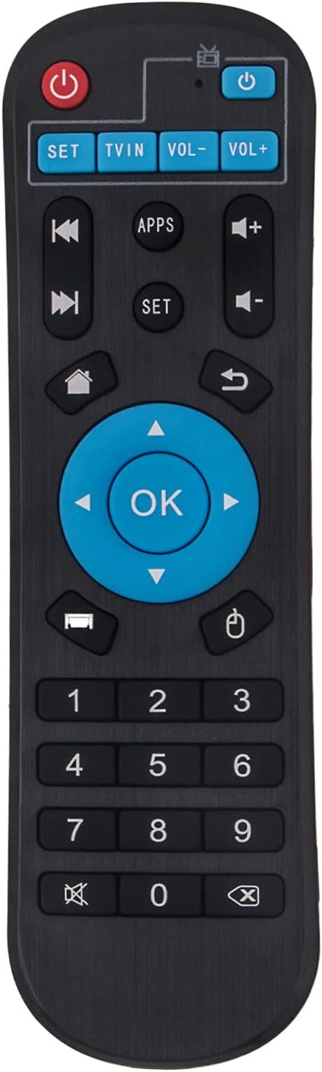 X3308-030 Replaced Remote Fit for TV Box 10.0 4GB RAM 128GB ROM, Pendoo T95 | pendoo10.0 T95