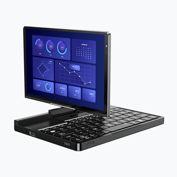 GPD Pocket 4 [AI 370-32GB+2TB] Modular Handheld Laptop Notebook 8.8" 2560x1600 Rotating Screen Tablet Computer Win 11 Home OS 180 Degrees Rotation AI PC (AI 370 [32GB/2TB])