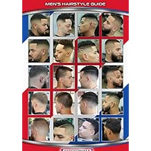 Barber Poster - Barber Shop Poster - Features Latinos with Modern Haircuts, Laminated for Fade Prevention - Dimension: 24 x 36 Inches in Size. Great Images Barbers Will Love