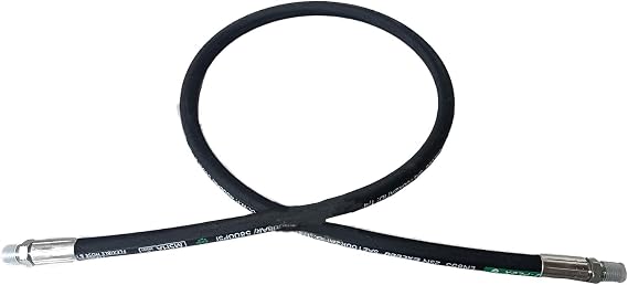 XFPC 15611-06-06-RW- Hydraulic Hose Swivel Assembly 3/8 Hydraulic Hose with Female NPT X Female NPT, 36 Long (4785 psi),2 High-Tensile Steel Wire Braid, Black