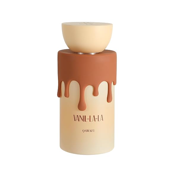 VANIL-LA-LA Eau de Parfum 1.7oz / 50ml Sweet Vanilla Gourmand Perfume for Women, Creamy Caramel & Milk Scent, Long Lasting Warm Cozy Fragrance, Vegan & Cruelty-Free
