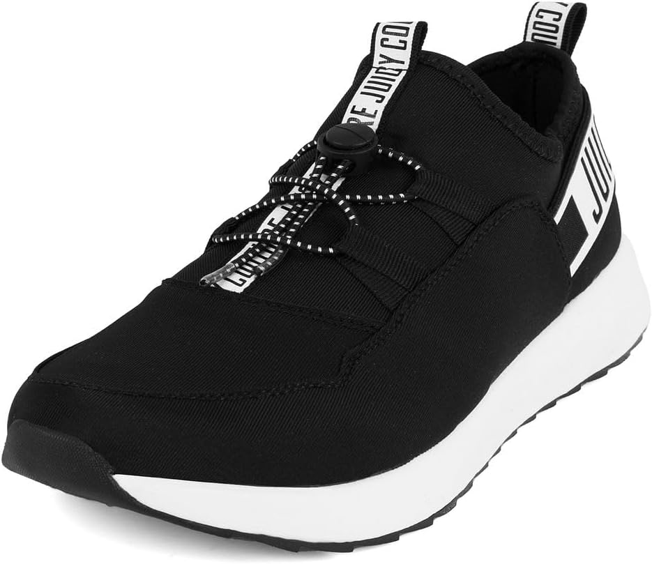 Juicy Couture Womens Slip-On Sneakers – Fashion Tennis Shoes with Bungee Closure, Comfortable & Casual for Everyday Walking