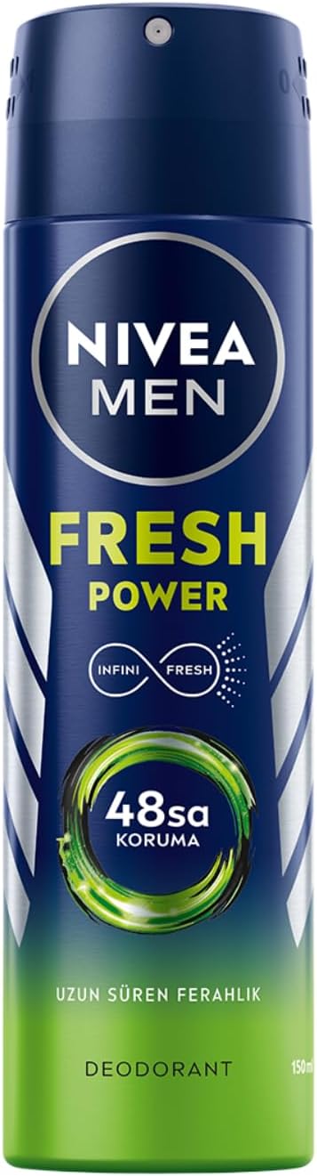 Nivea Fresh Power Spray Deodorant Men, 150 ml