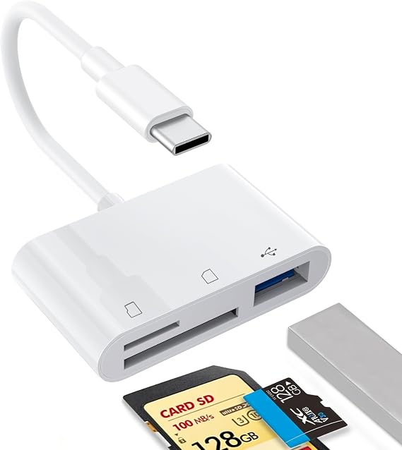 1PCS USB C to SD Card Reader