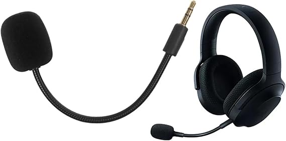 Gaming Headset Microphone Replacement Spare Parts for Barracuda X Headphone Black Mic Boom