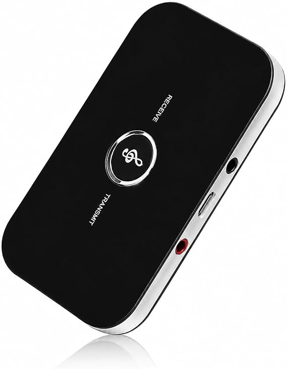 Microcase Bluetooth 5.0 2’si 1 Arada Ses Verici & Alıcı Adaptör (TX/RX) – AUX Kablosuz Müzik Aktarıcı AL5778
