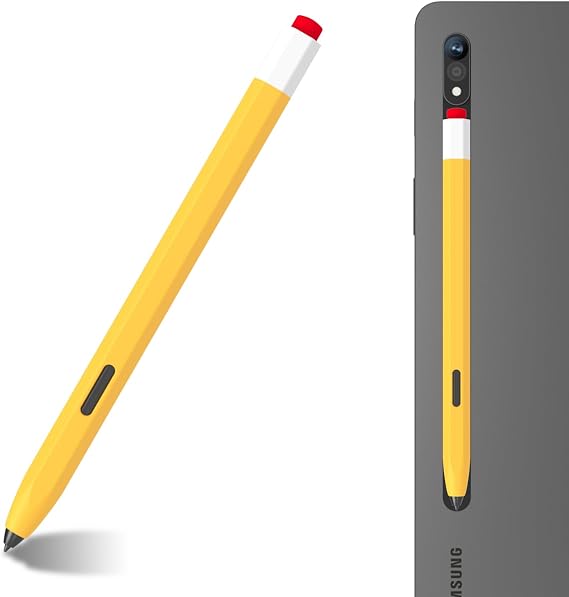 LOVE MEI Classic Silicone Pencil Case Compatible with Galaxy Tab S6 Lite S Pen Case Cover Sleeve Non-Slip Smooth Grip