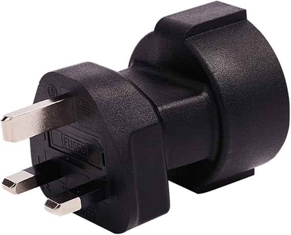 Toptekits UK Plug BS1363 to CEE 7/7 European Schuko Female Socket Power Converter,EU UK Plug Adapter, Euro UK Plug Adapter,3 Prong Adapter for UPS/PDU