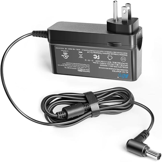 KFD AC Adapter for LG LED LCD 19" 22" 23" 24" 27" 29" 32" 34" UltraWide IPS Curved LED 4K UHD Monitor ADS-25FSG-19 34UM69G-B 34UC79G 34UC99-W LG 32UD99 22LN4510 24M47VQ ADS-40FSG Power Supply Cord