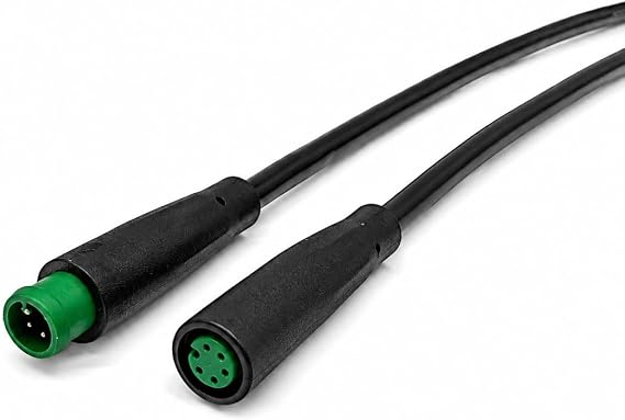Mini M6 Waterproof Connector 5Pin,1Pair PVC Male Female Sensor Cable 24AWG (0.2mm2),IP67 for Sensor LED Small Devices 25cm Cable