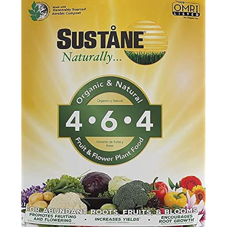 Sustane 4-6-4 Organic Slow-Release Fertilizer - 14 oz.
