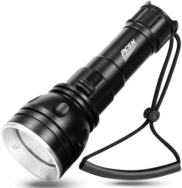 Scuba Diving Headlamp Rechargeable Dive Light, 3-in-1 Professional Underwater Headlight IPX68 Waterproof, 1200 Lumen Underwater Flashlight for Diving, Caving, Snorkeling