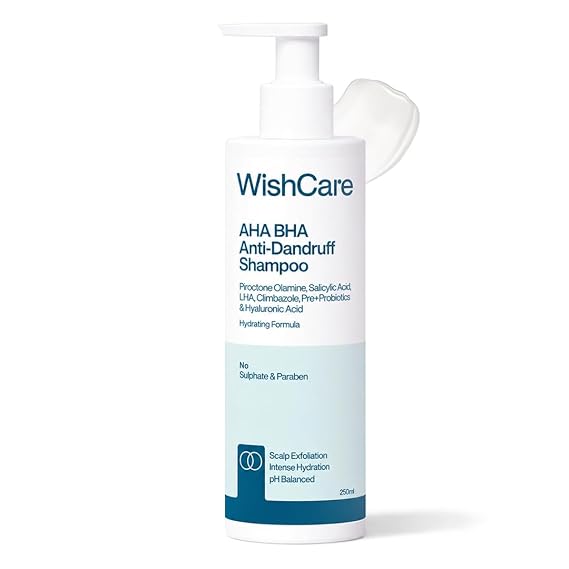 WishCare Hydrating Shampoo | Scalp & Hair Cleansing Formula | Sulfate Free & Paraben Free | For Women & Men | 250 ml