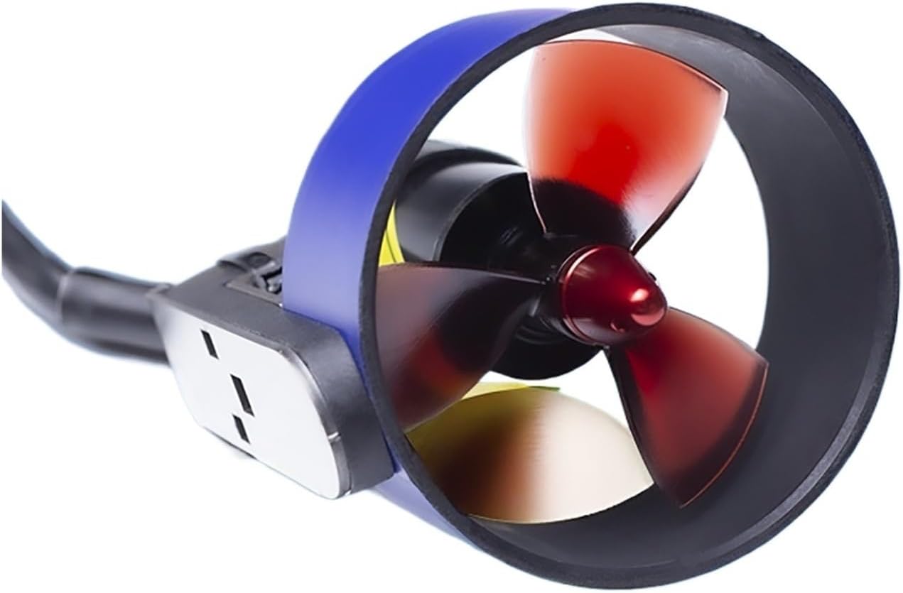 12-24V 250Kg Push Lightweight Brushless Motor Underwater Thruster Propeller Propulsion 800W for Kayaks Paddle Boats for Inflatable,Paddle Boards,Fishing Boats