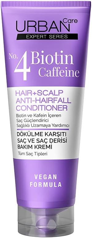 Urban Care Biotin ve Kafein İçeren, Saç Kökü Güçlendirici Saç Derisi Bakım Kremi 200 ml 8680690703782