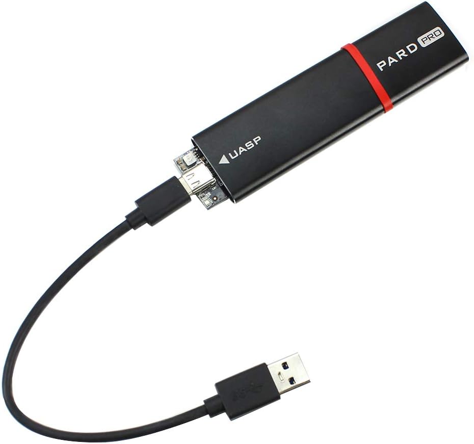 JEYI Pard PRO Type-C USB3.1 USB3.0 m.2 NGFF SSD Mobile Drive Aluminum SSD HDD Enclosure VIA VLI716 Support Trim SATA3 6Gbps UASP Acceleration Aluminum SSD HDD Enclosure