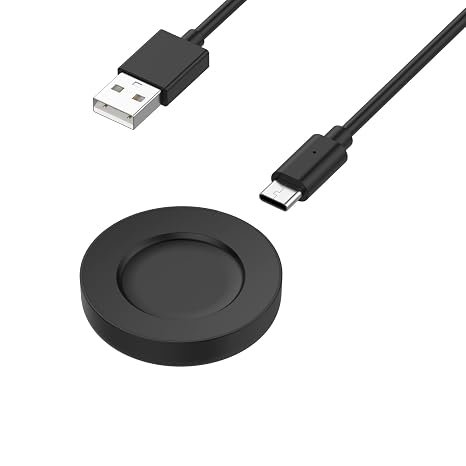 Disscool Replacement Charging Dock Cable Compatible with Xiaomi Watch S1(M2108W1), USB Cord Wireless Charging Magnetic Charger Stand Watch Accessories(1m/0.98ft)