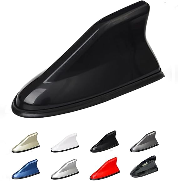 Shark Fin Antenna Cover for Toyota Rav4 RAV 4 Hybrid Limited Prime se 2002-2017 2018 2019 2020 2021, Shark Fin Antenna Topper Roof Aerial Cover Trim Car Accessories, Black