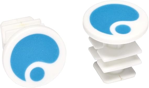 Ergon End Plugs for GA2/GA2Fat/GA3: Blue | bike-grips-and-accessories