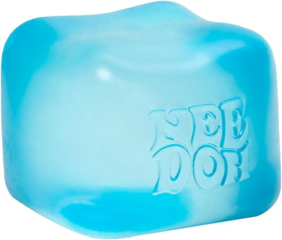 Schylling NeeDoh Nice Cube - Sensory Squeeze Toy Super Solid Squish - 2.25-Inch Cube