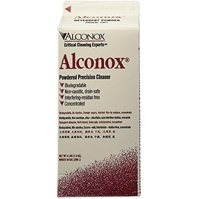 Alconox 1104 Powdered Precision Cleaner, 4 lbs Box Case of 9