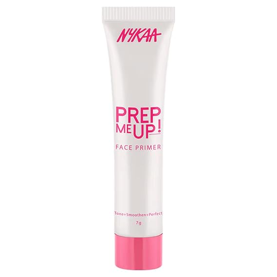 Nykaa Cosmetics Prep Me Up Mini Primer - Hydrating Primer Leaves Velvety Matte Finish - Long-Wearing and Non Greasy Formula Fills in Pores - 0.24 oz