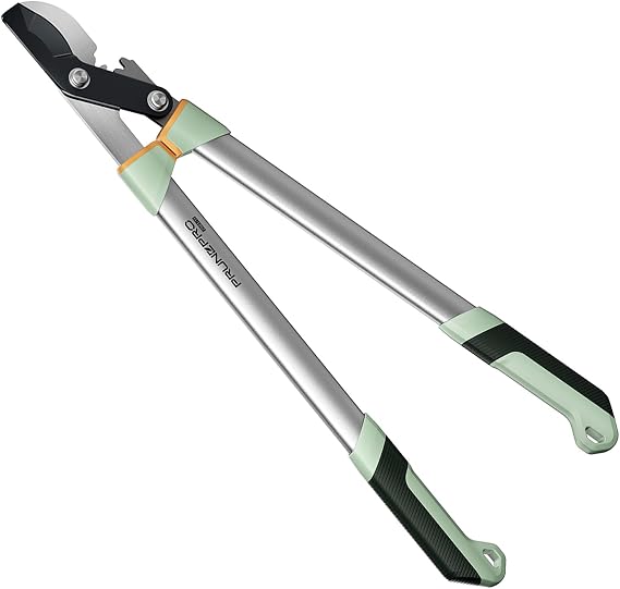 PrunePro Loppers for Tree Trimming Stainless Steel Branch Cutter Heavy Duty Bypass Tree Pruner Rust Resistant Sharp Blade Up to 2" Tree Limb Trimmer for Gardening