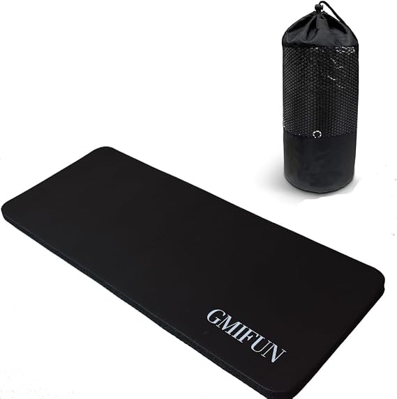 Yoga Knee Pad Cushion Extra Thick,Support for Knees, Head, Wrists and Elbows,Exercise Mat with Strap and Carrier Bag